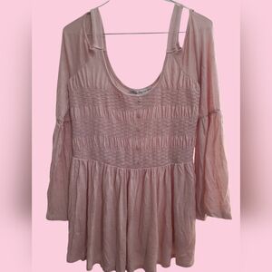 American Rags pink off shoulder size XL